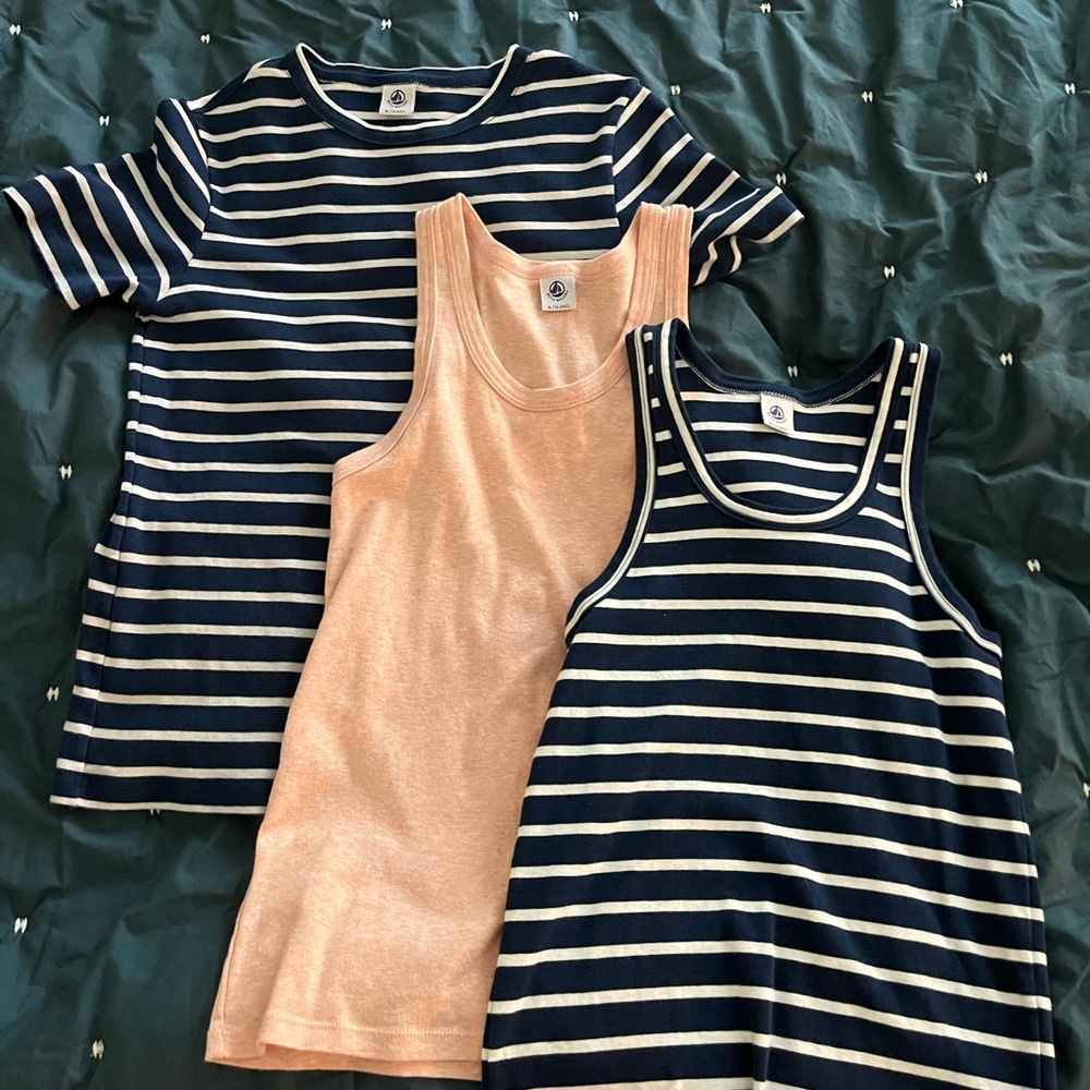 3 petit bateau tops